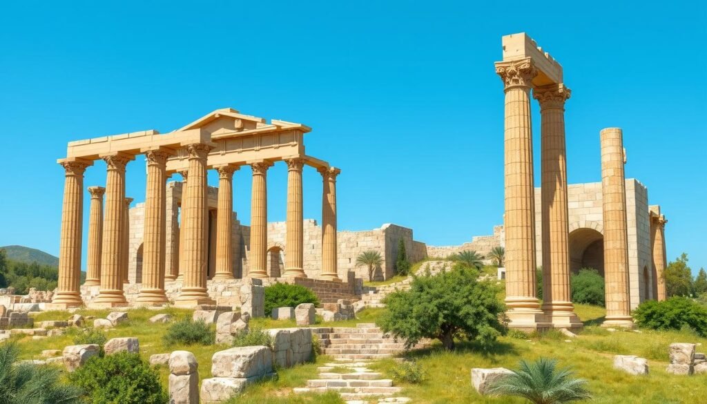 Baalbek ruins Lebanon Baalbek ruins Lebanon