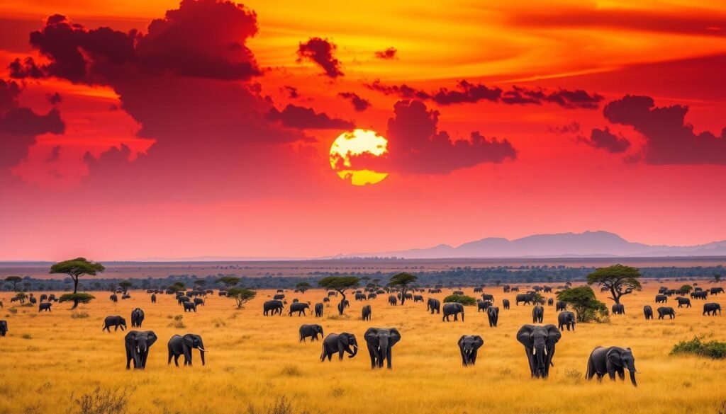 Image of a safari landscape Image of a safari landscape