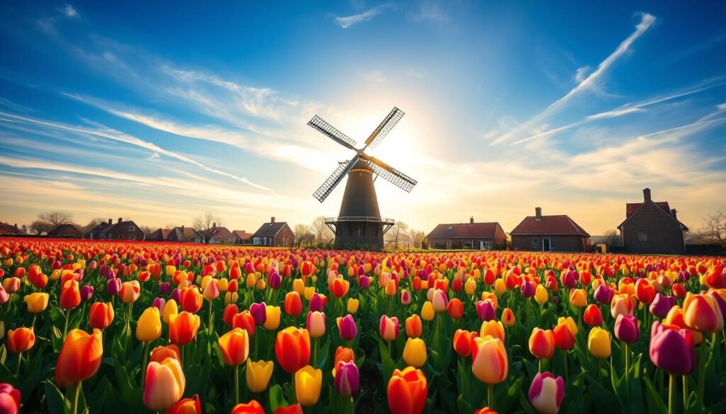 Tulip Season in Netherlands Tulip Season in Netherlands