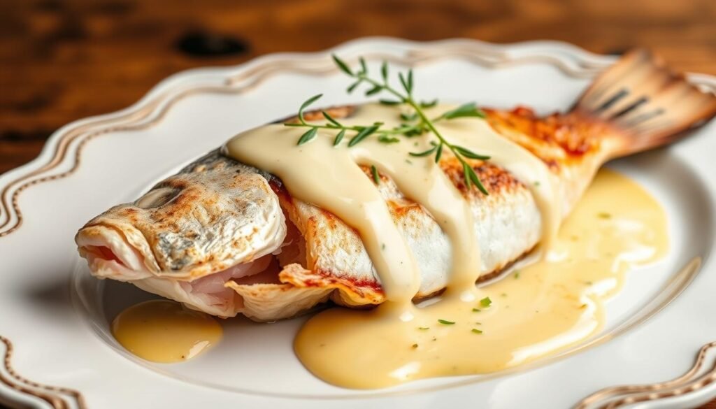 baked fish lemon cream sauce recipe
