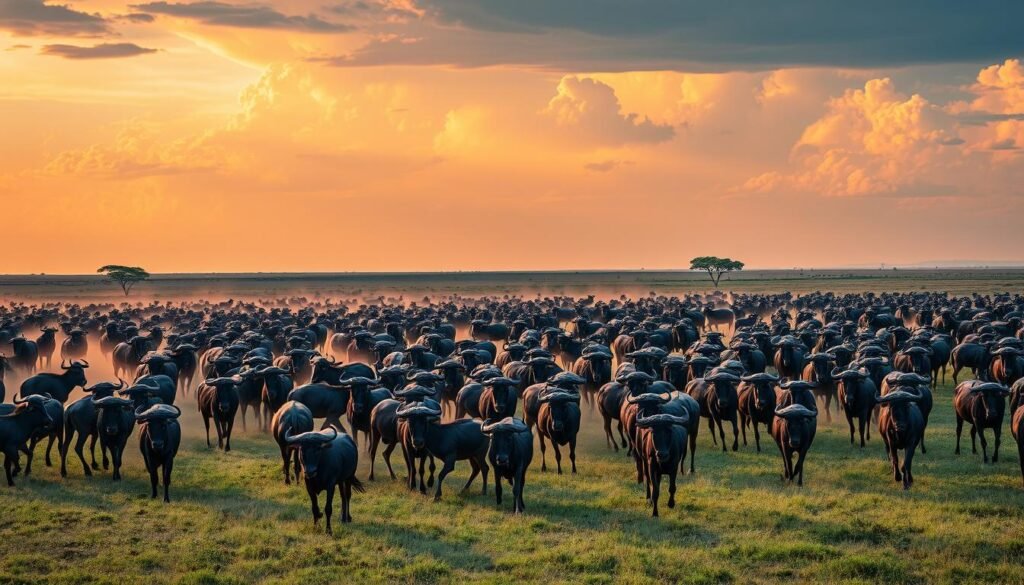 best time to see wildebeest migration