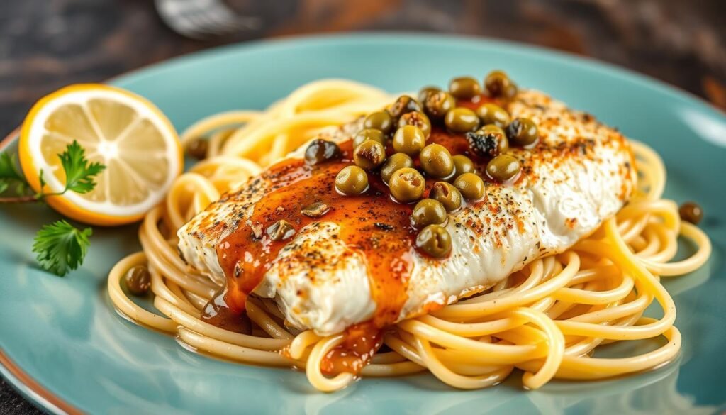 pan seared trout with capers