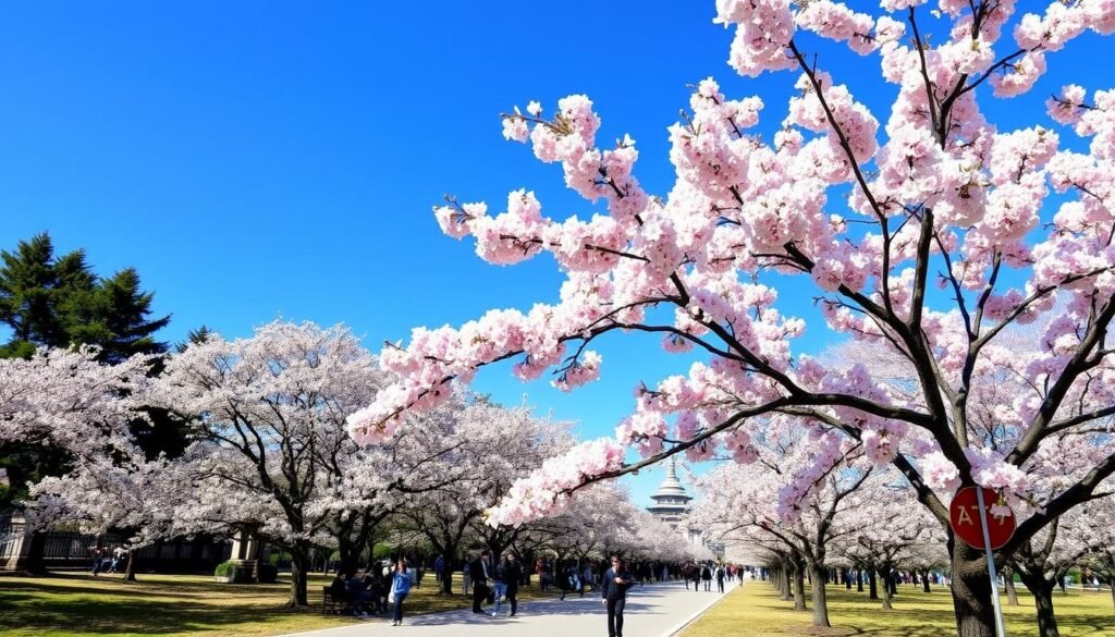 best time to see cherry blossoms in Japan